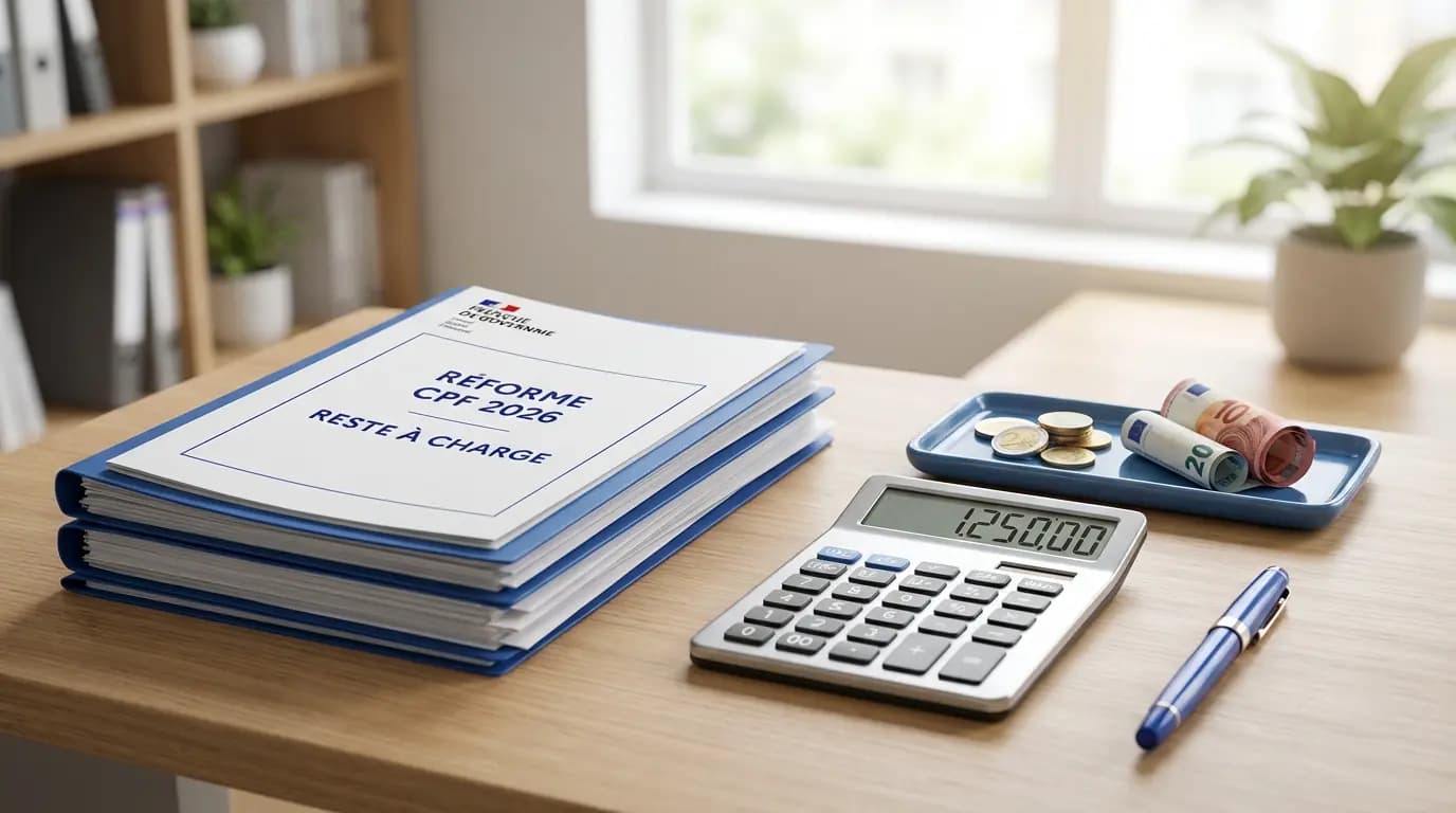 Reforme du CPF 2026 : le reste a charge de 103,20 euros explique